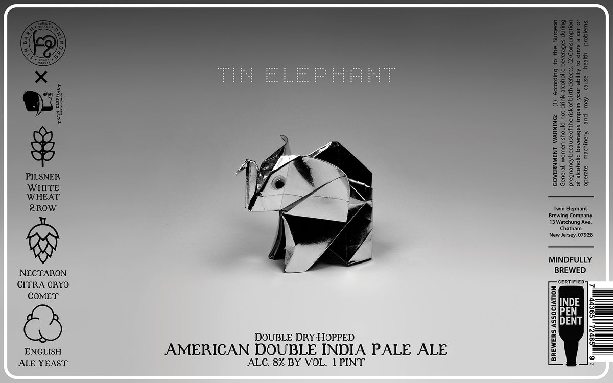 Tin Elephant - Four Pack – Twin Elephant Brewing Company