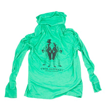 Dapper Elephants Long Sleeve Hooded Shirt