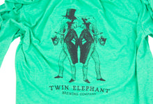 Dapper Elephants Long Sleeve Hooded Shirt