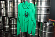 Dapper Elephants Long Sleeve Hooded Shirt