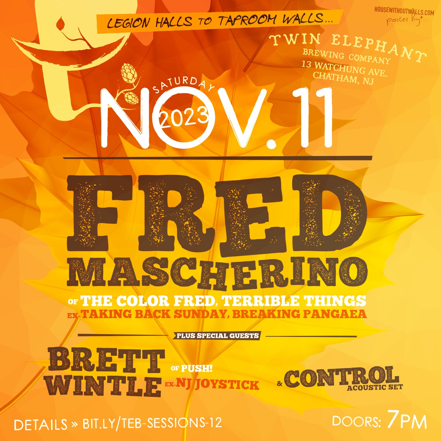 Fred Mascherino (formerly of Taking Back Sunday & Breaking Pangaea) Tickets