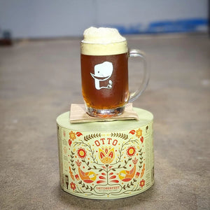 Thumbprint Stein 19.5oz Glass