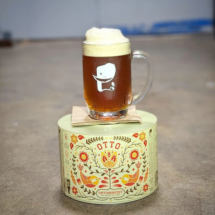 Thumbprint Stein 19.5oz Glass