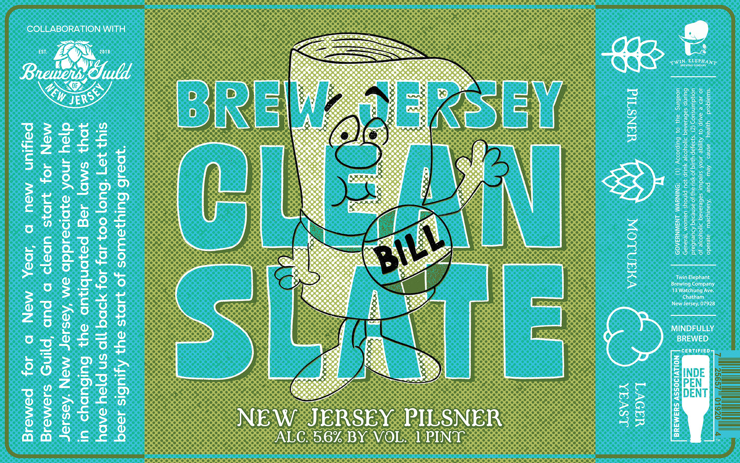 Clean Slate - Four Pack – Twin Elephant Brewing Company