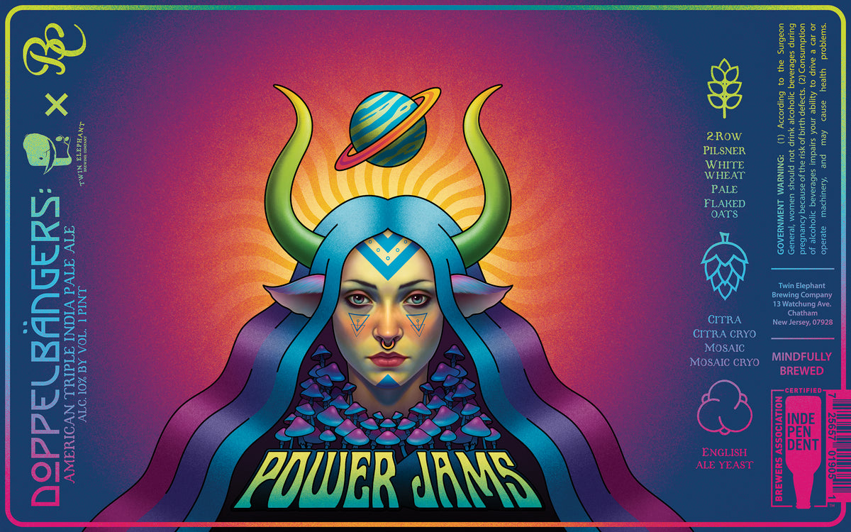 Doppelbänger Power Jams Four Pack Twin Elephant Brewing Company