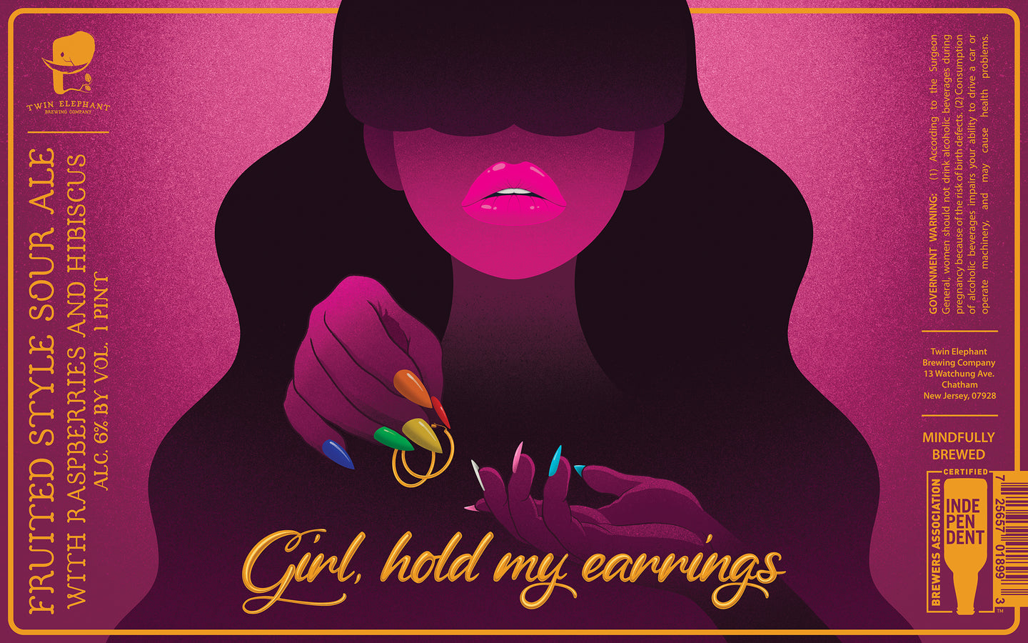Girl Hold My Earrings - Four Pack