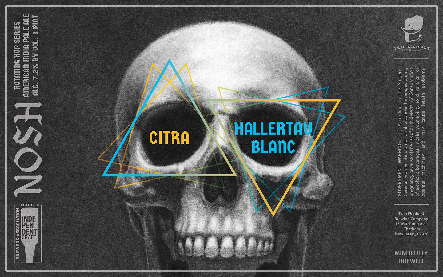Nosh: Citra & Hallertau Blanc - Four Pack