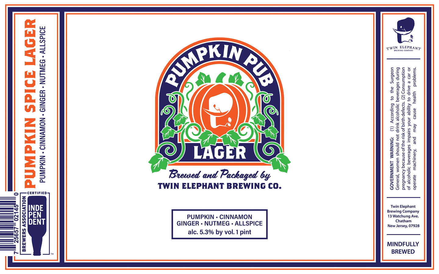Pumpkin Pub Lager - Four Pack