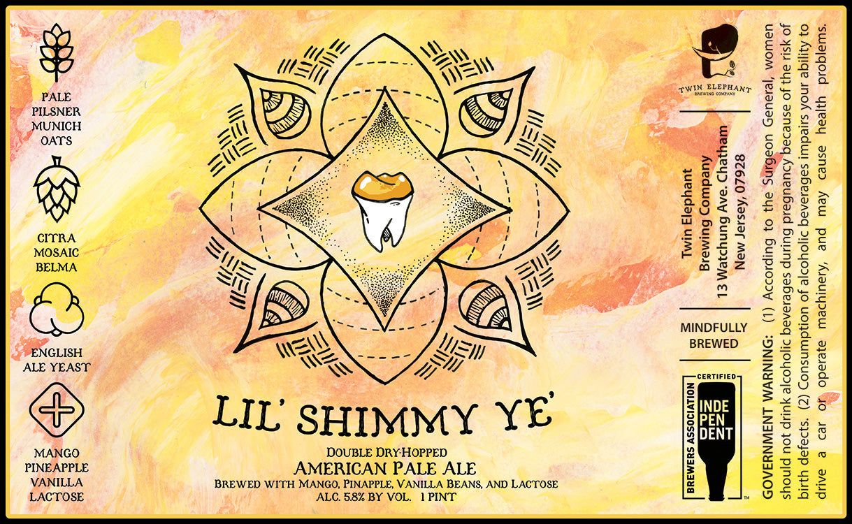 Lil' Shimmy Ye': Mango, Pineapple & Vanilla Bean - Four Pack